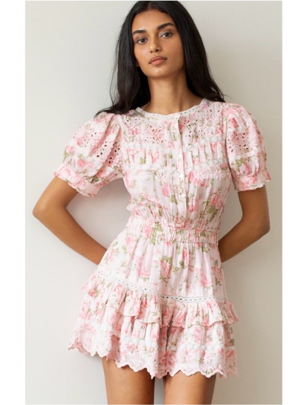 LoveShackFancy's mini Augustine Dress, NWT Size M - Picture 6 of 14